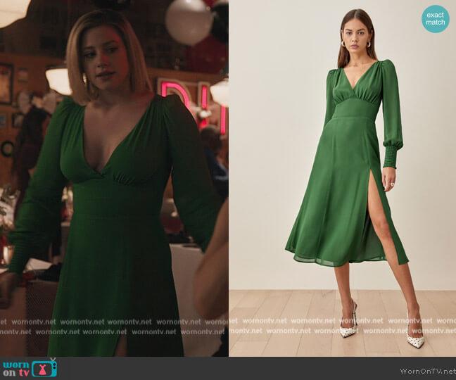 Lindero Dress by Reformation worn by Betty Cooper (Lili Reinhart) on Riverdale