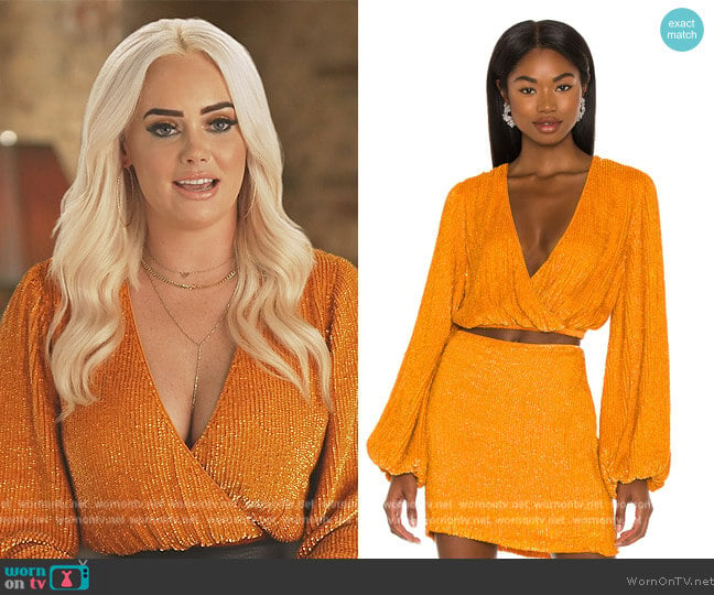 Viva Top by Retrofete worn by Kathryn Dennis on Southern Charm