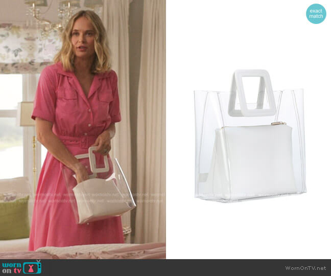Shirley Pvc And Leather Bag by Staud worn by Susannah Fisher (Rachel Blanchard) on The Summer I Turned Pretty