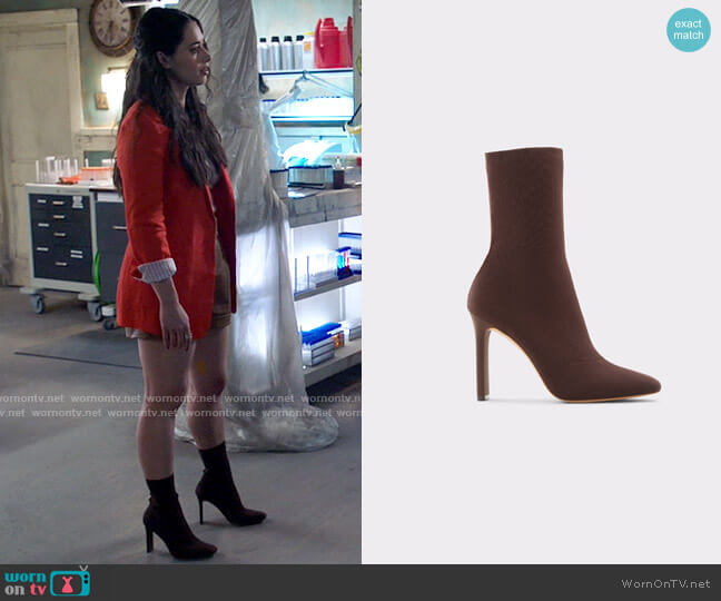 Aldo Delylah Boot worn by Liz Ortecho (Jeanine Mason) on Roswell New Mexico
