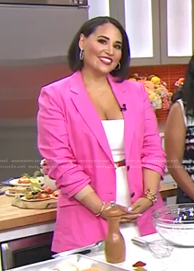 Alejandra’s pink blazer on Today