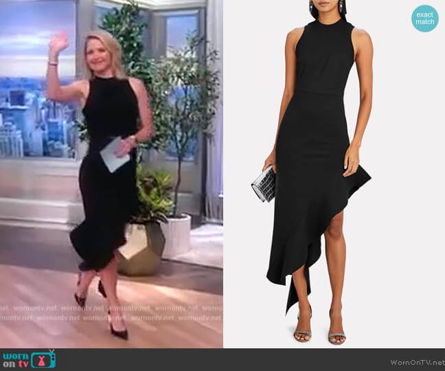 Adva Asymmetrical Midi Dress by Alexis worn by Sara Haines on The View