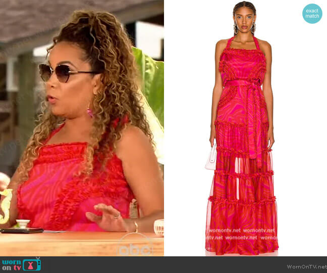 Festival Maxi Dress by Alexis worn by Sunny Hostin on The View