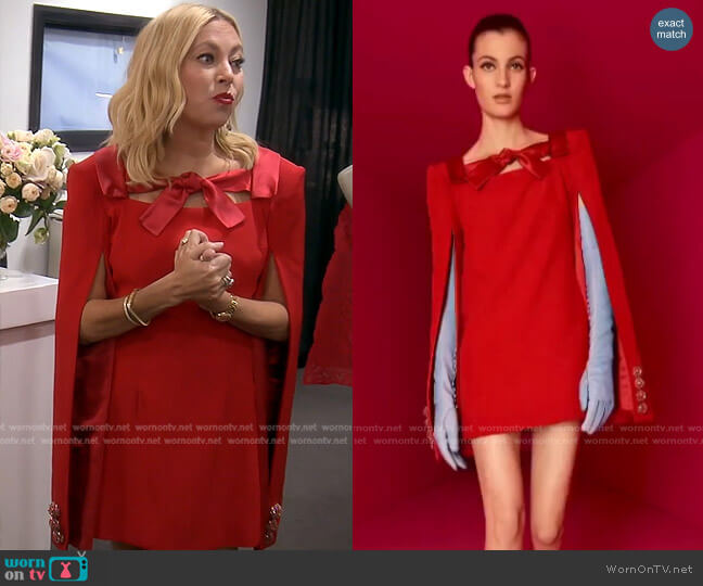 WornOnTV: Sutton’s red split sleeve mini dress on The Real Housewives ...