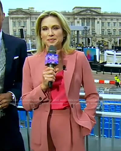 Amy’s pink blazer and shorts on Good Morning America