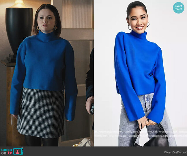 High Neck Sweater by & Other Stories worn by Mabel Mora (Selena Gomez) on Only Murders in the Building