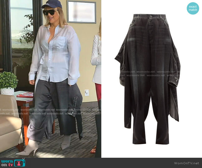 Oversized Jacket-Hybrid Trousers by Balenciaga worn by Diana Jenkins on The Real Housewives of Beverly Hills