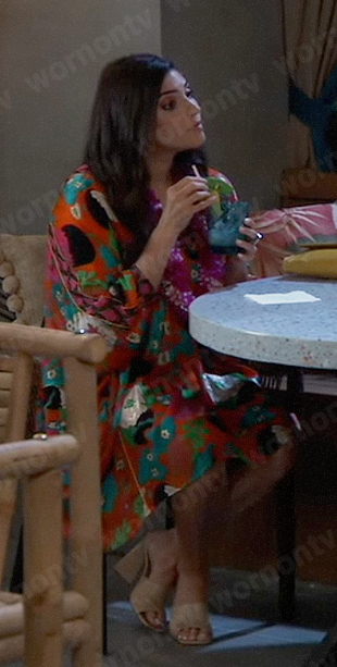 Brook Lynn's floral dress on General Hospital