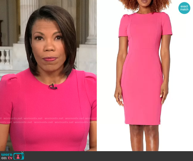 WornOnTV: Nikole Killion’s pink short sleeve dress on CBS Mornings ...