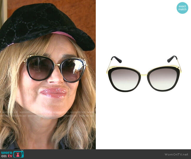 Cat Eye Sunglasses by Cartier worn by Diana Jenkins  on The Real Housewives of Beverly Hills