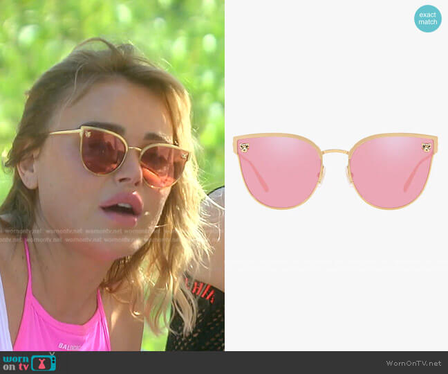 Cat Eye ct0198s Sunglasses by Cartier worn by Diana Jenkins on The Real Housewives of Beverly Hills