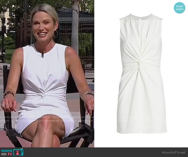 Andrea Mini Dress by Cinq a Sept worn by Amy Robach on Good Morning America