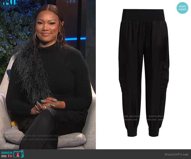 Giles Cargo Joggers by Cinq a Sept worn by Garcelle Beauvais on E! News Daily Pop