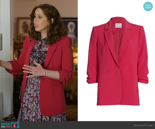 Cinq a Sept Khloe Blazer worn by Joanna Gold (Vanessa Bayer) on I Love That For You