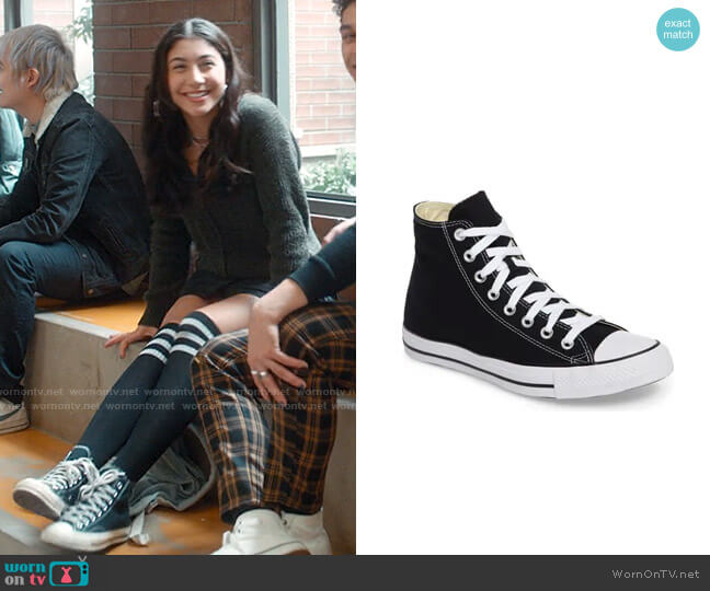 Converse Chuck Taylor® High Top Sneaker worn by Pilar Salazar (Isabella Ferreira) on Love Victor