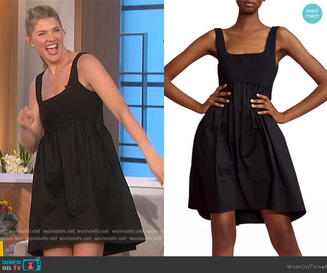 Square-Neck Tank Dress by Cynthia Rowley worn by Amanda Kloots  on The Talk