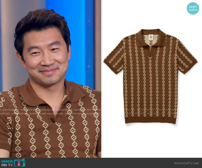 The Sebastian Shirt by Dandy Del Mar worn by Simu Liu on Good Morning America