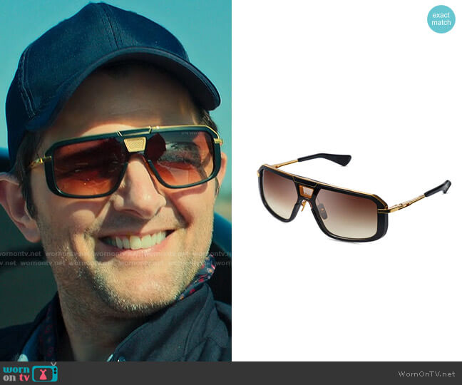 Dita Mach Eight Sunglasses worn by John Novak (Adam Scott) on Loot