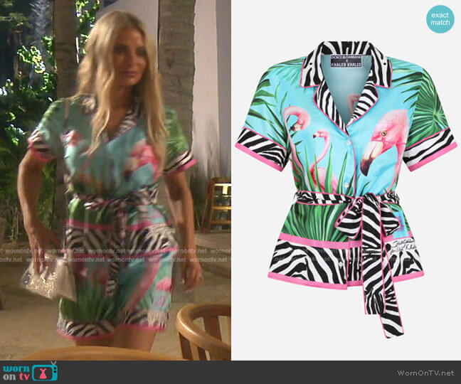 WornOnTV: Dorit's flamingo print shirt and shorts on The Real Housewives of  Beverly Hills | Dorit Kemsley | Clothes and Wardrobe from TV