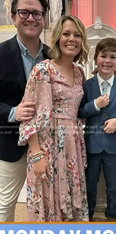 Dylan's pink floral dress on Today