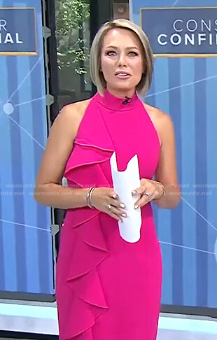 Dylan's pink ruffled dress on Today