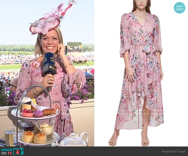 Floral-Print Belted Dress by Eliza J worn by Dylan Dreyer on Today