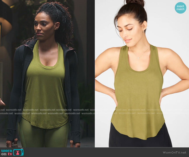 Loveday Cropped Tank by Fabletics worn by Talia (Aubin Wise) on First Kill