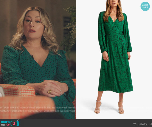 Nova Midi Wrap Dress by Forever New worn by Alice Cooper (Mädchen Amick) on Riverdale