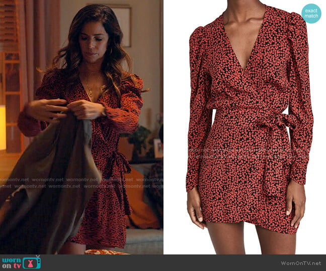 Free People Kinsley Wrap Dress worn by Isabel Salazar (Ana Ortiz) on Love Victor