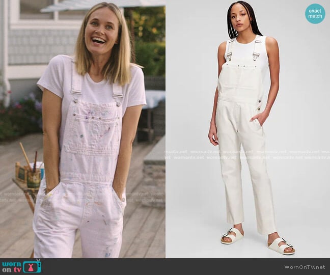 Slouchy Overalls with Washwell by Gap worn by Susannah Fisher (Rachel Blanchard) on The Summer I Turned Pretty