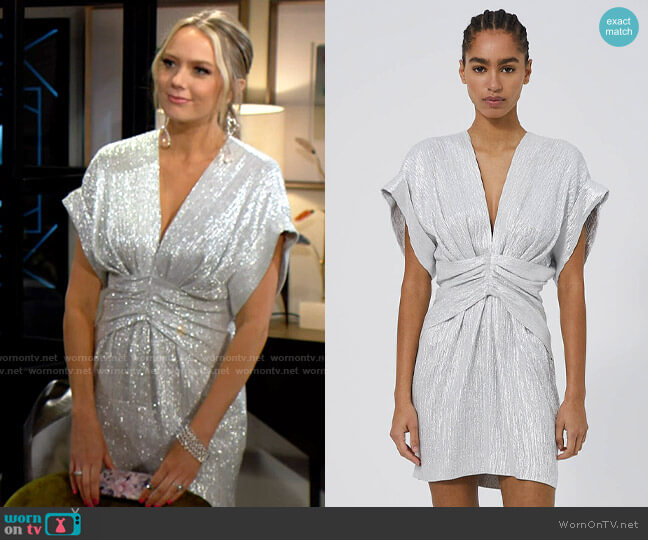 IRO Bilou Dress worn by Abby Newman (Melissa Ordway) on The Young & the Restless