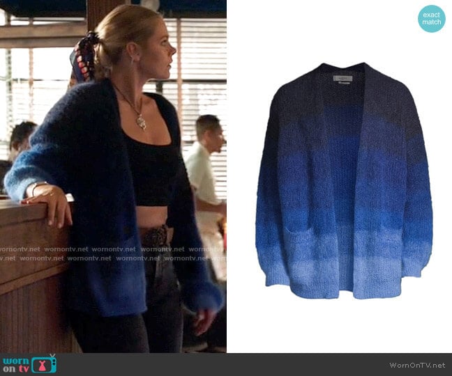 Etoile Isabel Marant Dana Cardigan worn by Isobel Evans-Bracken (Lily Cowles) on Roswell New Mexico