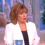Joy’s white double breasted blazer on The View