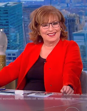 Joy’s red jacket on The View