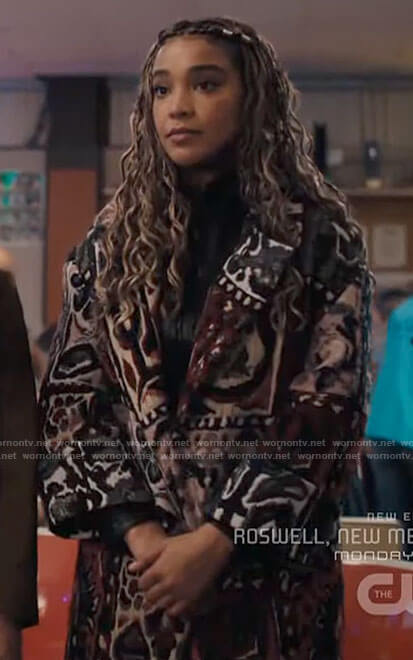 Kaela's patchwork coat on Charmed
