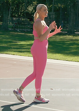 Kathryn's pink sneakers on Southern Charm
