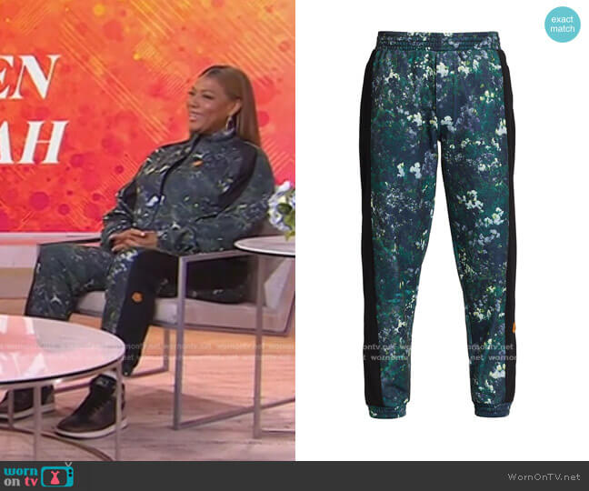 Printed Regular Fit Track Pants by Kenzo worn by Queen Latifah on Today