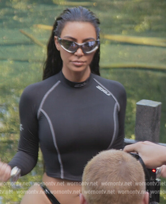 Kim's sport sunglasses on The Kardashians