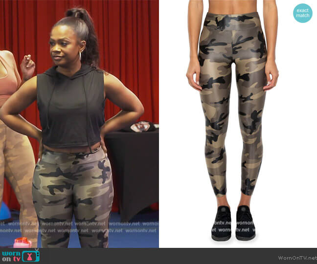 Lustrous High Rise Legging by Koral worn by Kandi Burruss on The Real Housewives of Atlanta
