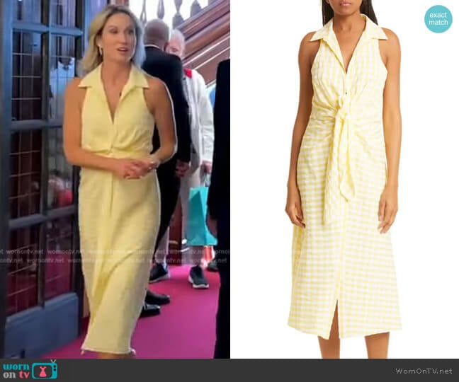 Rommia Check Dress by Likely worn by Amy Robach on Good Morning America