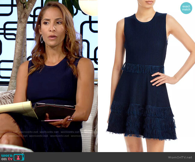 Milly Fringe Mini Dress worn by Lily Winters (Christel Khalil) on The Young and the Restless