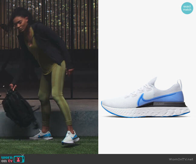 React Infinity Run Flyknit Sneakers by Nike worn by Talia (Aubin Wise) on First Kill