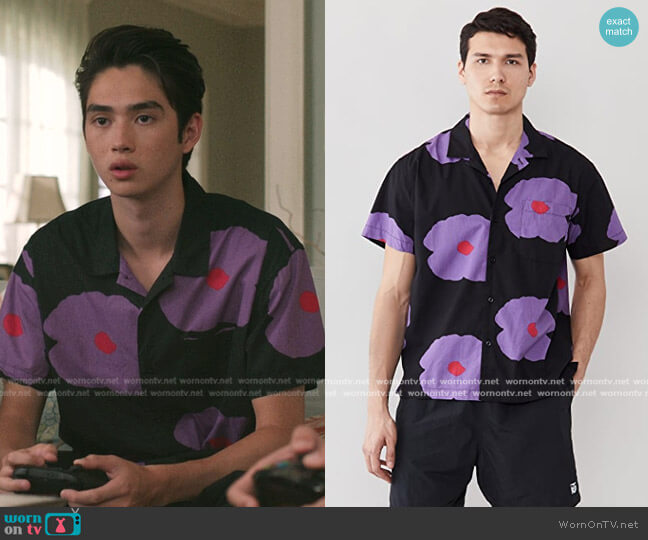 Evens Woven Shirt by Obey worn by Steven (Sean Kaufman) on The Summer I Turned Pretty