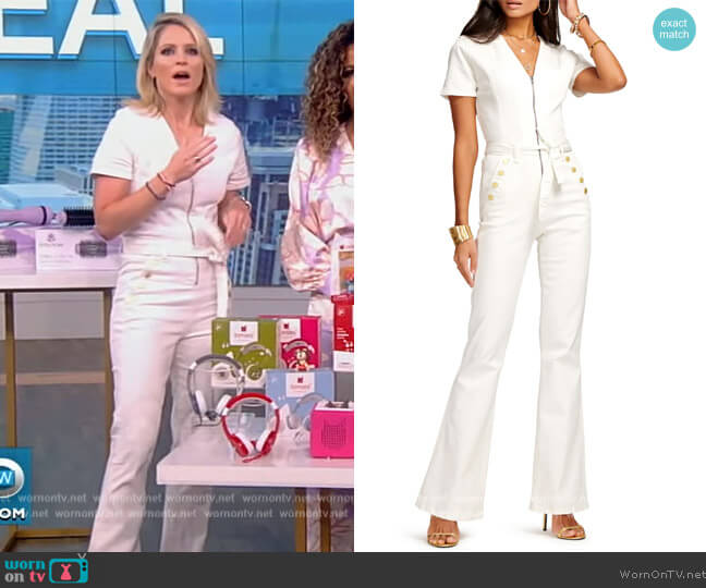 Helena Denim Jumpsuit by Ramy Brook worn by Sara Haines on The View
