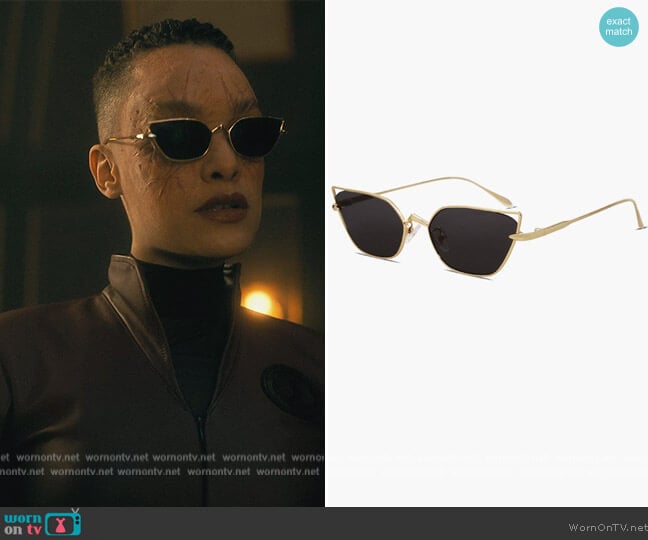 Cateye SUnglasses by Sojos at Amazon worn by Britne Oldford on The Umbrella Academy worn by Fei (Britne Oldford) on The Umbrella Academy