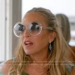 Sutton's round sunglasses on The Real Housewives of Beverly Hills