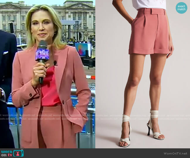 Kelsyas Shorts by Ted Baker worn by Amy Robach on Good Morning America