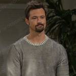 Thomas’s distressed sweater on The Bold and the Beautiful