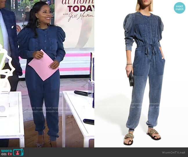 Sadie Jumpsuit by Ulla Johnson worn by Sheinelle Jones on Today