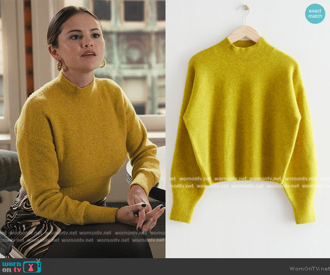 Mock Neck Sweater by & Other Stories worn by Mabel Mora (Selena Gomez) on Only Murders in the Building